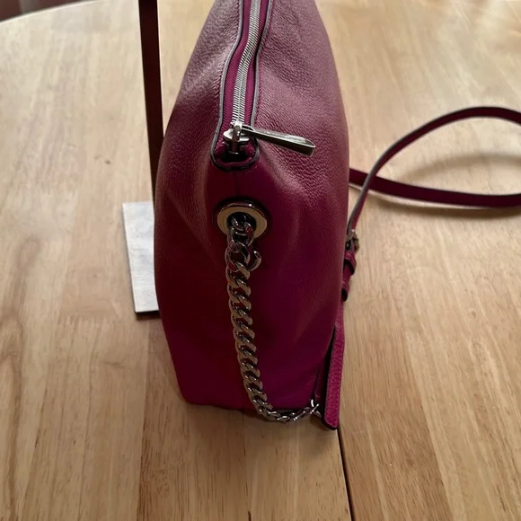 Michael Kors Pink Leather Shoulder Bag - Picture 4 of 10